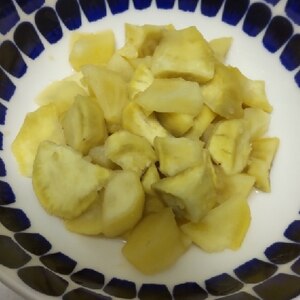 りんごとさつまいもの蜂蜜レモン煮